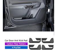 Vexilon Car Door Anti Kick Pad Interior Co-pilot Armrest Box Wear-resistant Scratch Suitable, for Ford, 23-24Ranger Car Door Kick Pad(Black Carbonfiber 4pcs)