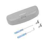 Vexilon Car Glasses Box Storage Holder, for, Q3 Q5 Q7 A3 8V 8P S3 A4 B9 B8 A5 A6 C7 C8 C6 A7 A8 2013-2023 Sunglasses Case Accessories Car Sunglasses Holder(Grey)
