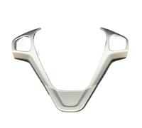 Vexilon Car Styling Refit Accessories Steering Wheel Covers Trim Sticker, For Ford, For New Fiesta MK7, For Ecosport, For Figo, For B-MAX, For KA Steering Wheel Sticker(C type Silver)