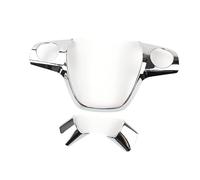 Vexilon Car Styling Steering Wheel Trim Cover Sticker Decoration Case, For Ford, for Focus 3 MK3 Sedan Hatchback 2012-2014, For KUGA 13-2015 Car Sticker(B Type Chrome 3pcs)