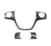 Vexilon Car Styling Steering Wheel Trim Decoration Sticker, For Ford, for Focus 3 Mk3 2012-2014, for KUGA 2013-2015, for C-MAX 2011-17, Auto Accessories Car Sticker(B Type Carbon 3pcs)