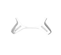 Vexilon Carbon Fiber Car ABS Steering Wheel Decoration Trim, For Mercedes-Benz, For C Class W204 C180 C200 E ML GL W212 X166 W166 2011-2013 Steering Wheel Sticker(Silver)