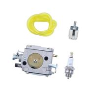 Vexilon Carburetor Carb W Fuel Line Filter L7T Spark Plug, for Husqvarna, 61 268 272 272XP Chainsaw Replacement Spare Parts Lawn Mower Spark Plug