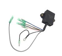 Vexilon CDI Igniter Coil Box With 8 Lines, for YAMAHA, Outboard 9.9HP 15HP 2 Stroke Engine Black Marine Engine Ignition Coil Unit