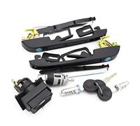 Vexilon Complete Lock KIT Set Door Handles Tailgate Doors Ignition with 2 Same Keys, for VW, for Golf MK2 191898081 Car Door Lock