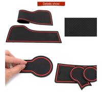 Vexilon Door Groove Dust-proof Pad, for, for Toyota, for Harrier XU80 Venza XLE 2020 2021 2022 Rubber Mat Cup Storage Gate Slot Anti-slip Sticker Dashboard Non Slip Mat(Red Venza)