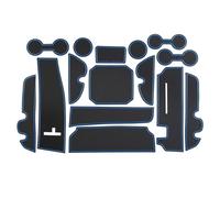 Vexilon Door Groove Dust-proof Pad, for, for Toyota, for Kluger Highlander LE XU50 GSU55 2014~2016 Rubber Mat Cup Storage Gate Slot Anti-slip Rug Dashboard Non Slip Mat(Blue)