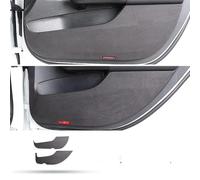 Vexilon For C Class 2021 2022 C260 C200 4pcs Car Door Anti Kick Pad Leather Protectiom Film Stickers Trim Accessories Car Door Kick Pad(Black 4pcs)