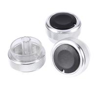 Vexilon For Ford, 2018 3Pcs/Set Car AC Knob Air Conditioning Heat Control Switch Installation Accessories Air Conditioning Tool Car Ac Knob(Silver)
