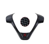 Vexilon For Ford, For New Fiesta MK7, for Ecosport, For Figo, For B-MAX, For KA+, Car Styling Accessories Steering Wheel Cover Trim Decorative Sticker Steering Wheel Sticker(Carbon fiber red)