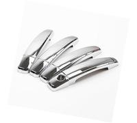 Vexilon , for Opel, Insignia for Holden, for Vauxhall, Insignia, for Buick, Regal 2009-2016 Chrome Carbon Fiber Car Door Handle Cover Trim Stickers Car Door Handle Cover(Silver)