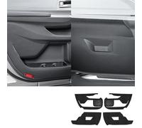 Vexilon for Toyota, for Sienna 2021-2023 Car Door Anti Kick Pad Leather Anti-Scratch Edge Protective Sticker Accessories Styling Car Door Kick Pad(BLACK 4PCS)