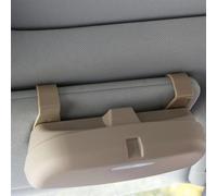 Vexilon Glasses Case Organizer Box Sunglasses Holder Storage, for Peugeot, 208 2008 3008 HRV, for Civic, CRV, for Accord Car Sunglasses Holder(Double Buckle Beige)