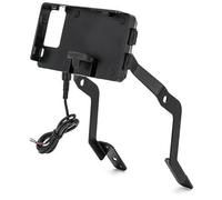 Vexilon GPS Moto Phone Mount, for BMW, for F900XR F 900 XR 2020-2022 Motorcycle Windshield Stand Holder Mobile Phone GPS Navigation Plate Bracket Motorbike Phone Holder(BLACK USB charging A)