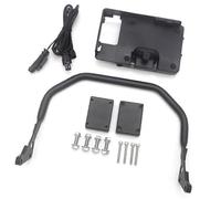 Vexilon GPS Moto Phone Mount, for BMW, for R1200GS, for R1250GS LC 2013-2020 Motorcycle Wireless Charging GPS Mobile Phone Holder Stand Navigation Bracket Motorbike Phone Holder(BLACK USB Battery Set)