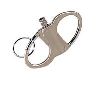 Vexilon Keychain Lighter, Mountaineering Portable Emergency Fire Starter Striker for Outdoor Camping, The Forever Lighter, Metal Keychain Unlimited Waterproof Stick (Silver)