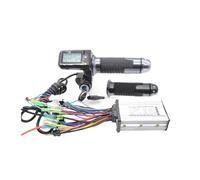 Vexilon On Behalf of Driving Electric Car Modification 36/48V LCD Turn Handle Speed and Mileage Display 250/350W Hall Controller Set Electric Scooter Display Screen(Key 48V Set black)