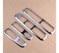 Vexilon Silver Car Door Armrest Panel Handle Holder Window Lift Switch Button Cover Trim, for Peugeot, 3008 2009-2013 2014 2015 Car Door Trim Sticker
