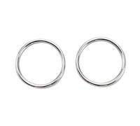 Vexilon Small Size Car Interior Door Speaker Ring Decoration Cover ABS Stickers, for Ford, for Mustang, 2015 Up Styling Car Door Trim Sticker(Chrome)