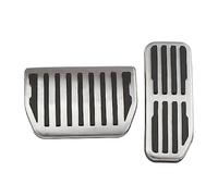 Vexilon Stainless Steel Car Pedals Gas Brake Foot Pedal Rest Pedales Pad, for Jaguar, XE XF F-Pace F Pace 2015 2016 2017 2018 LHD Foot Pedal Cover Car Pedal Cover(Black REST)
