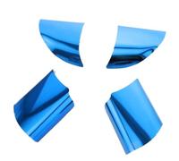 Vexilon Stainless Steel Car Steering Wheel Decoration Cover Trim Sticker, for Ford, For Focus 2 MK2 2005-2013, Styling Car Sticker(Blue)