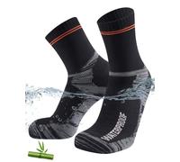Veximora Waterproof Hiking Socks for Men, Breathable for Wet Weather | Cushioned outdoor socks with a soft bamboo-cotton lining and reflective cuffs for walking, fishing and rainy commutes.