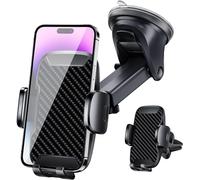 Vexloria Car Phone Holder, Adjustable Car Phone Mount 360° Rotation Car Phone Mount for Dashboard/Windscreen, Phone Holder for all 4.0''-7.0'' Phones