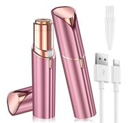 Vexloria Facial Hair Remover for Women, Face Hair Trimmer, Rechargeable Women's Facial Shaver, Painless Lady Shavers for Women for Face Hair, Upper Lips, Peach Fuzz, Bikini Body-Rose Pink