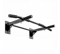 Vexloria Pull Up Bar, Wall Mounted Pull Up Bar Doorway Home Gym Punch Bag and TRX Training Hook Exercise Bracket Upper Body Workout Bar black