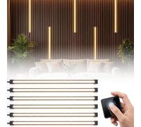 VexNook LED Strips for Acoustic Wall Panels - 6x90cm LED Wall Panel Lights Black, Under Cabinet Strip Lights with Touch Sensor, for Living Rooms, Bedrooms, Cabinets, and Stairwells
