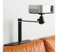 VexNook Projector Stand for Bed and Sofa, IMPROVED STABILITY for Heavy Projectors, Hidden Design with Slide Rail, Compatible with XGIMI, Nebula, VANKYO, Epson (Fixed Height 10 cm)