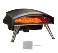 VEXON 16" Outdoor Gas Pizza Oven, Portable Propane Pizza Maker with Rotating Stone, 60s Cook Time, Built-in Thermostat & Hose - Backyard, Patio, Camping Use