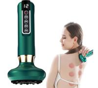 Vexorium Cellulite Massager, Anti-Cellulite Massager, 12 Levels Handheld Rechargeable Anti Cellulite Tool for Belly, Waist, HIPS, Legs, Automatic Time, Firm and Smooth Skin,Green