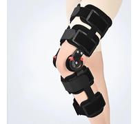 Vexorium Knee Orthosis,Adjustable Hinged Orthopedic Knee-Joint Support Knee Leg Brace Protector Post Surgery Bone Orthosis-Ligament Care Joint Support,Left side