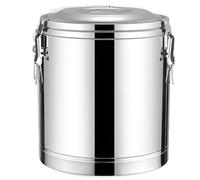 Vexorium Large Capacity Stainless Steel Thermal Drink Dispenser - 304 Insulated Beverage Container with Tap, Hot & Cold Water Urn for Catering, Tea, Coffee, Soup,Without Faucet,10L