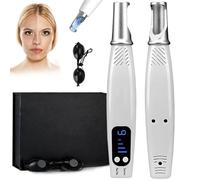 Vexorium Picosecond Laser Pen Blue/Red Light Therapy Spot Remover Machine Skin Care Beauty Device with 9 Gears, 4 Levels for Skin Tags Tattoo Freckles Pigmentation Scars with Glasses,Blue