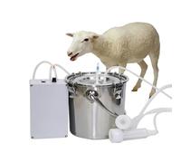 Vexorium Rechargeable Pulsation Milking Machine for Goats and Cows, Battery Powered Milker with Automatic Stop, Nipple Protection, Portable Electric Milking Device for Small Farms,sheep,3L