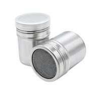 Vexorlian 2 Pcs Flour Shaker, Stainless Steel Chocolate Shaker - 7oz Mesh Duster for Baking, Icing Sugar, Cocoa, Salt Sifter for Kitchen