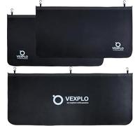 Vexplo Thicker Magnetic Fender Covers for Mechanics - 3 PCS Dual-Layer Car Fender Cover with 25 Stronger Magnets & 7 Hooks - Large Size, Universal Fit for Sedans, Trucks, and SUVs