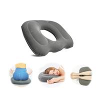 Vexquivera Inflatable Donut Pillow, Orthopedic Seat Donut Cushions Doughnut Cushion Inflatable Cushions To Sit On, Hemorrhoid Cushion and Post-Surgical Pain Relief Doughnut Cushion Pressure Relief