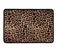 Vexthorion Leopard-print carpet,Premium Leopard Fluffy Rugs,Girls Room Decor Cheetah Print, Small for Dorm Apartment Foyer Entryway,Mat Animal Living Room Rugs Bedroom Decor (Dark color)
