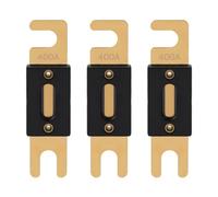 VEXUNGA ANL Fuse 400A Blade Fuses 400 Amp 32VDC 400Amp Gold for Car Audio Video System (Pack of 3Pcs)