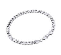 VEXXS Men's Bracelet, 18K Real Gold Plated 6mm Cuban Link Bracelet for Men, Durable No Color Fading Cuban Bracelet Men’s Gold Bracelet Mens Jewelry Gift,Street Wear Urban Fashion