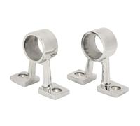 Vexyndbate 2Pcs Marine Boat Hand Rail Fitting Centre Support Bracket, Stainless Steel Handrail Stanchion for 1in Tubing, Mirror Polished Deck Rail Connector for Yachts and Boats