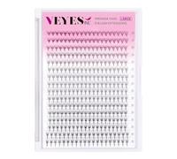 VEYES INC Premade Fan Eyelash Extensions 3D-14D 9-16mm Mixed Length C D curl，Professional Supplies for Lash Techs (8D,0.07C 9-16mm)