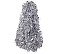 VEYLIN 10 Meter Sliver Christmas Tinsel Xmas Decoration Tinsel Garland for Christmas Tree Home Office Supplies