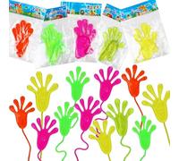 VEYLIN 12PCS Sticky Hands, Novelty Stretchy Sticky Hands Toys for Party Bag Fillers, Classroom Prizes/Rewards Tool/Parcel Gifts for Kids