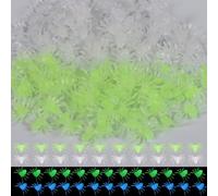 VEYLIN 150Pcs Mini Spiders, Halloween Glow in The Dark Spiders White and Green, Small Plastic Spider for Home and Party Decor