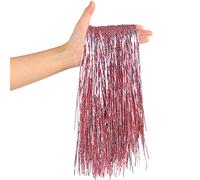 VEYLIN 2000 Strands Rose Gold Tinsel Icicles Foil Fringe Tinsel Garland for Holiday Christmas Tree Decorations
