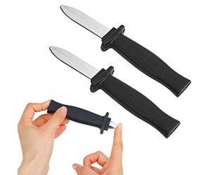 VEYLIN 2pcs Disappearing Dagger, Halloween Plastic Retractable Knife Fake Dagger Prop, Magic Tricks Props Toys